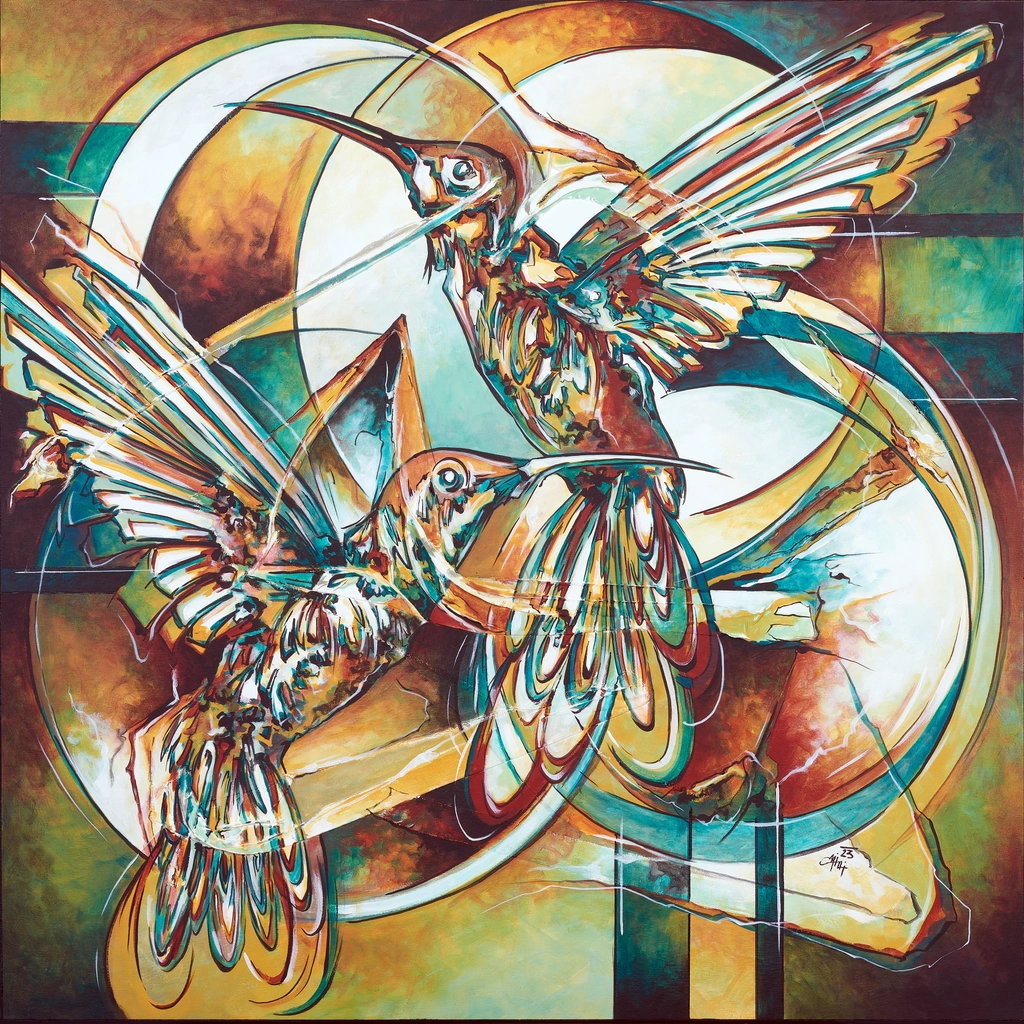 Air Dance of Hummingbirds